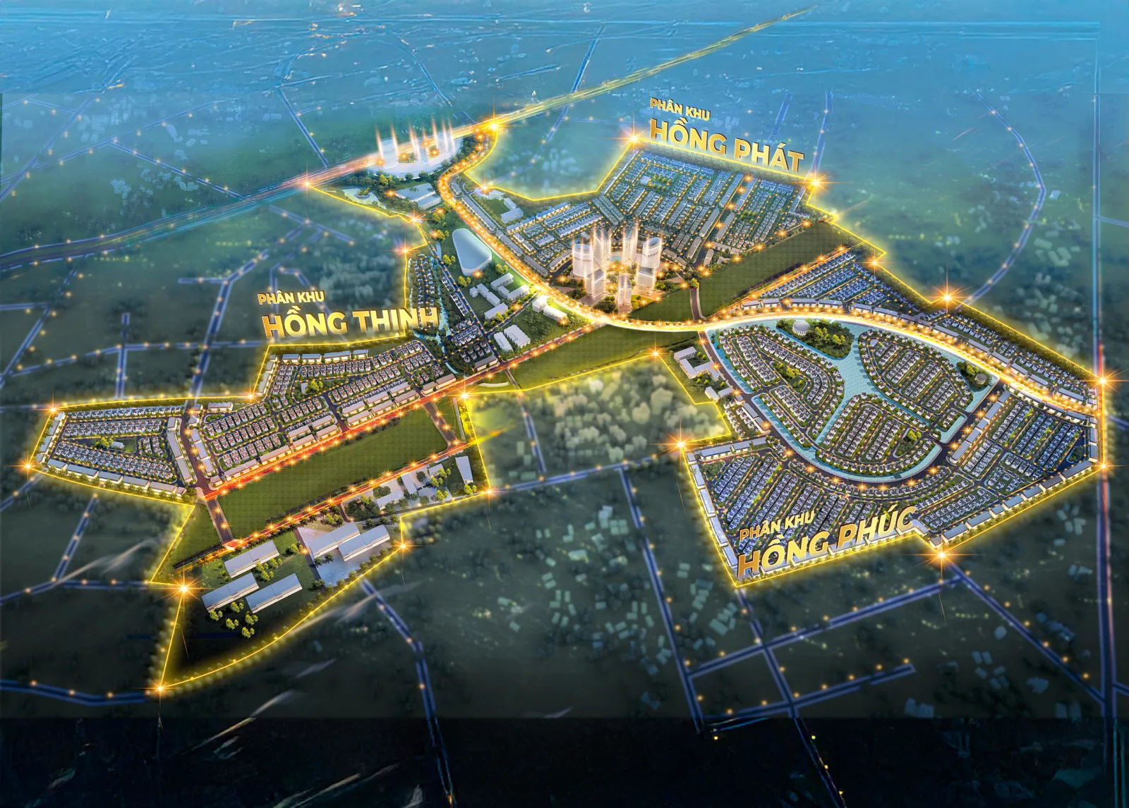 Phối cảnh Hồng Hạc City