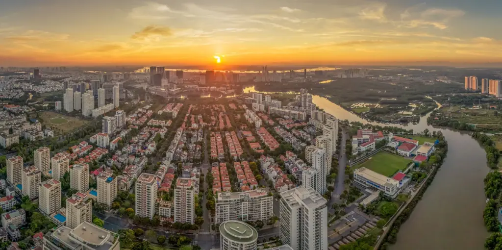 Toàn cảnh khu đô thị Phú Mỹ Hưng